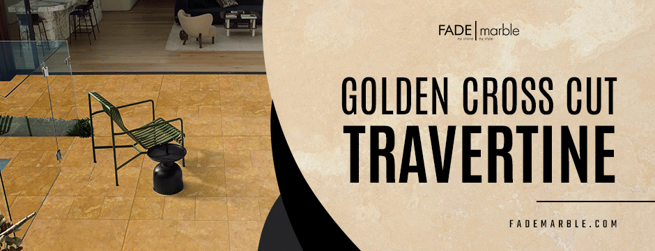 Golden Cross Cut Travertine